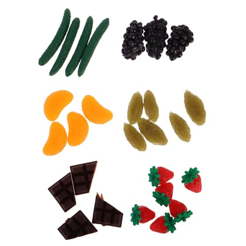IMIKEYA 35 Stück Mini-Simulationsfrucht für Lebensmittel puppenhaus Lebensmittel Lernspielzeug Mini-Essen Puppenhauszubehör Mini-Lebensmittel Plastik IMIKEYA 35 Stück Mini-Simulationsfrucht für Lebensmittel puppenhaus Lebensmittel Lernspielzeug Mini-Essen Puppenhauszubehör Mini-Lebensmittel Plastik von IMIKEYA