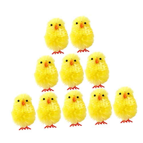 IMIKEYA 36 Stück Osterküken Küken Figur Mini Winzig Hühnerfiguren Für Klein Osterschmuck Osterhuhn Hühnerhandwerk Yellow Plastik IMIKEYA 36 Stück Osterküken Küken Figur Mini Winzig Hühnerfiguren Für Klein Osterschmuck Osterhuhn Hühnerhandwerk Yellow Plastik von IMIKEYA