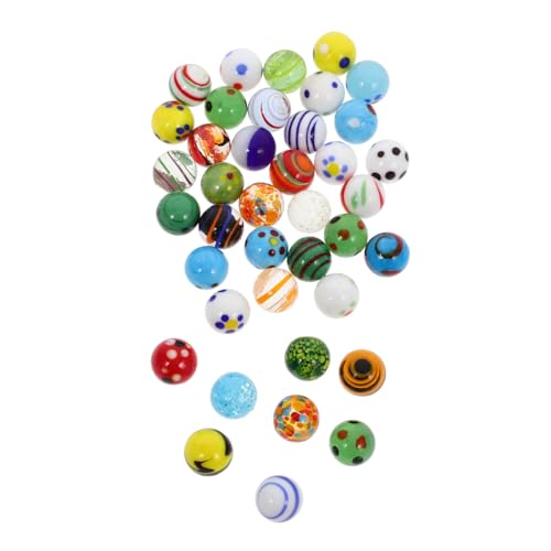 IMIKEYA 38 Stück Gartenglasmarmor Für Glatt Füllstoffe Vase -füllstoff Klare Murmeln Runden Farbig Murmeln Masse Schüttgut Bunt Kieselsteine zum Basteln Marmorvase Ball IMIKEYA 38 Stück Gartenglasmarmor Für Glatt Füllstoffe Vase -füllstoff Klare Murmeln Runden Farbig Murmeln Masse Schüttgut Bunt Kieselsteine zum Basteln Marmorvase Ball von IMIKEYA