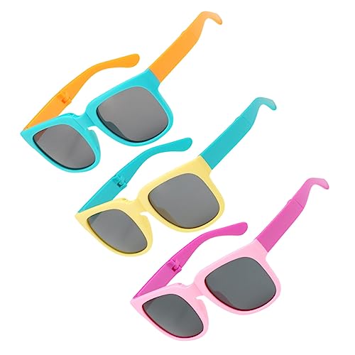 IMIKEYA 3Paare Sonnenbrille Faltbare Süße Sonnenbrillen für Jungen Dekoration für Strand Partys UV Leicht Komfortabel IMIKEYA 3Paare Sonnenbrille Faltbare Süße Sonnenbrillen für Jungen Dekoration für Strand Partys UV Leicht Komfortabel von IMIKEYA