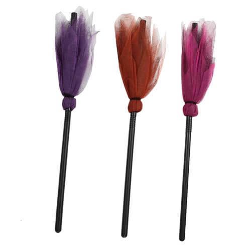 IMIKEYA 3Stücke Hexenbesen für Halloween Cosplay Requisiten und Dekoration für Kostümpartys und Halloween Feiern Leicht und Handlich für Kreative IMIKEYA 3Stücke Hexenbesen für Halloween Cosplay Requisiten und Dekoration für Kostümpartys und Halloween Feiern Leicht und Handlich für Kreative von IMIKEYA