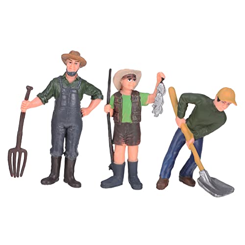 IMIKEYA 3Stücke Landarbeiterfiguren aus Umweltfreundlichem Realistische Menschen Modelle für Farm und Sammlerstücke Farmer und Figuren IMIKEYA 3Stücke Landarbeiterfiguren aus Umweltfreundlichem Realistische Menschen Modelle für Farm und Sammlerstücke Farmer und Figuren von IMIKEYA