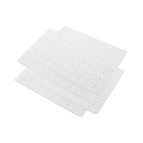 IMIKEYA 4 Blätter Leere Puzzles Für Sublimation Leere Rätsel Sublimations-Puzzle-rohlinge Papier Weiß von IMIKEYA