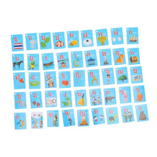 IMIKEYA 4 Boxen Thailändische Sprachlernkarte Zweisprachige Karteikarten Wortkarten Für Kleinkinder Karten Tragbare Flash-Karten Lernkarten Für Kleinkinder Sprachlernkarten Papier IMIKEYA 4 Boxen Thailändische Sprachlernkarte Zweisprachige Karteikarten Wortkarten Für Kleinkinder Karten Tragbare Flash-Karten Lernkarten Für Kleinkinder Sprachlernkarten Papier von IMIKEYA