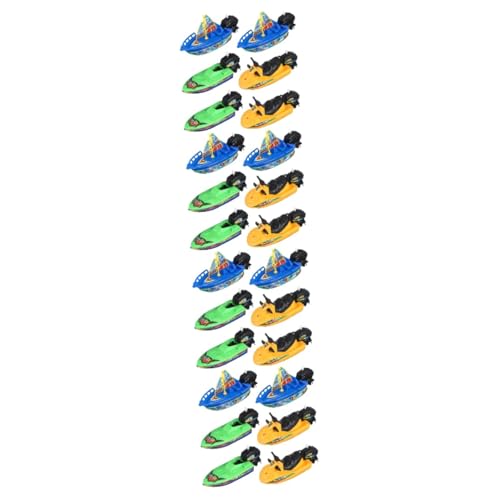 IMIKEYA 4 Sätze Plastik -segelspielzeug Kleines Boot Poolspielzeug Für Kleinkinder Für Die Badewanne Kinderplanschbecken Badewanne Spielzeugboote Boot Handwerk 6 Stück * 4 von IMIKEYA