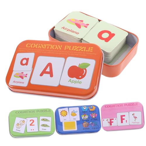 IMIKEYA 4 Sätze Sensory Lernkarten für Kleinkinder Teiliges mit Wortkarten Formkarten Tierkarten und Karten Pädagogisches für Frühkindliche Entwicklung IMIKEYA 4 Sätze Sensory Lernkarten für Kleinkinder Teiliges mit Wortkarten Formkarten Tierkarten und Karten Pädagogisches für Frühkindliche Entwicklung von IMIKEYA