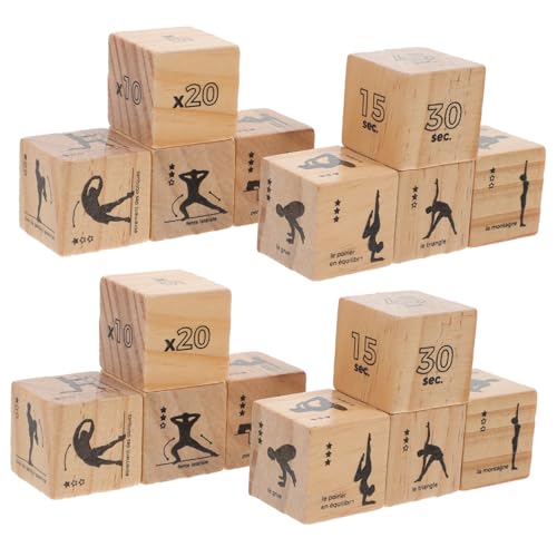 IMIKEYA 4 Satz Holzwürfel Fitnessstudio für Würfelübung Yoga-Frauen Trainieren Yoga-Würfel Sportspielwürfel lustige Würfel lustiges Würfelspielzeug Fitness-Würfel hölzern IMIKEYA 4 Satz Holzwürfel Fitnessstudio für Würfelübung Yoga-Frauen Trainieren Yoga-Würfel Sportspielwürfel lustige Würfel lustiges Würfelspielzeug Fitness-Würfel hölzern von IMIKEYA
