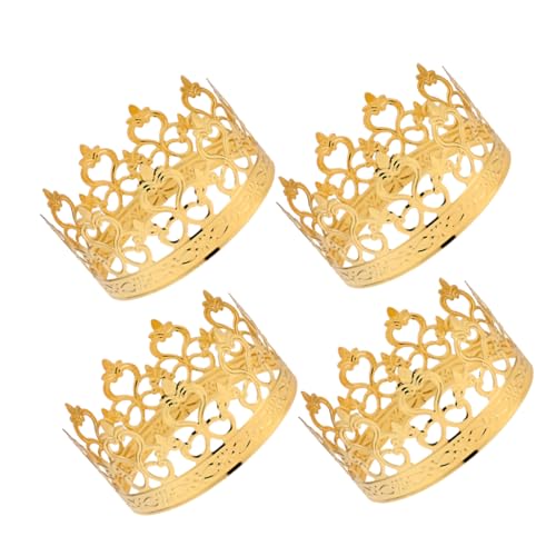 IMIKEYA 4 Stück Goldene Kronkuchendekoration Krone Kuchen -topper Prinzessin Hochzeit Elegant Backen Dusche Dekorationen Klein Königin Geburtstag Party Mini Schmücken Eisenblech IMIKEYA 4 Stück Goldene Kronkuchendekoration Krone Kuchen -topper Prinzessin Hochzeit Elegant Backen Dusche Dekorationen Klein Königin Geburtstag Party Mini Schmücken Eisenblech von IMIKEYA