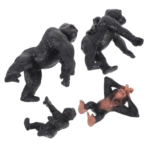 IMIKEYA 4stücke Realistische Tierfiguren Simulation Wildlife Tier Modell Wald Tier Schimpanse Spielzeug Für Junge Mädchen IMIKEYA 4stücke Realistische Tierfiguren Simulation Wildlife Tier Modell Wald Tier Schimpanse Spielzeug Für Junge Mädchen von IMIKEYA