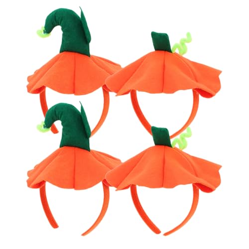 IMIKEYA 4 Stück Halloween Haarreif Kürbis: Stirnband: Kinder Halloween Haarschmuck Kürbishut lustige Haarreifen Party Cosplay Zubehör - Kostüm Stirnband für Karneval IMIKEYA 4 Stück Halloween Haarreif Kürbis: Stirnband: Kinder Halloween Haarschmuck Kürbishut lustige Haarreifen Party Cosplay Zubehör - Kostüm Stirnband für Karneval von IMIKEYA