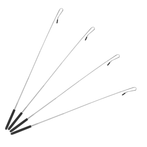 IMIKEYA 4 Stück Handpuppen-Joystick Puppenstab Marionette Handpuppenstange Puppenmanipulationsstange Griffe Stangen Arm Erwachsene Bausatz Für Handpuppen Puppenhalter Black Eisen von IMIKEYA