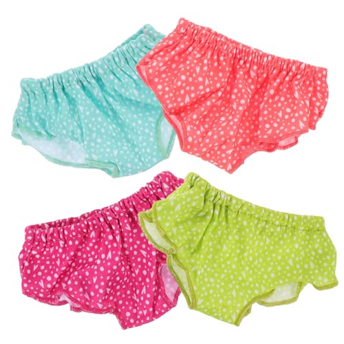 IMIKEYA 4 Stück Höschen spielzeuge -Rollenhöschen Puppenunterhose für Spielzeugpuppen-Unterhose Spielzeugpuppenhöschen Puppenzubehör Stoff IMIKEYA 4 Stück Höschen spielzeuge -Rollenhöschen Puppenunterhose für Spielzeugpuppen-Unterhose Spielzeugpuppenhöschen Puppenzubehör Stoff von IMIKEYA