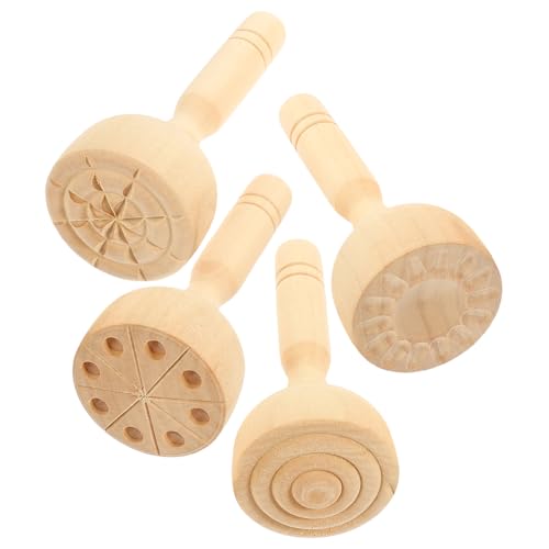 IMIKEYA 4 Stück Holzformen für Knetmasse Handwerkzeuge für Kreative Tonarbeiten für Lufttrocknende Knete Polymer Clay und Plastilin Langlebig und Einfach zu Reinigen IMIKEYA 4 Stück Holzformen für Knetmasse Handwerkzeuge für Kreative Tonarbeiten für Lufttrocknende Knete Polymer Clay und Plastilin Langlebig und Einfach zu Reinigen von IMIKEYA