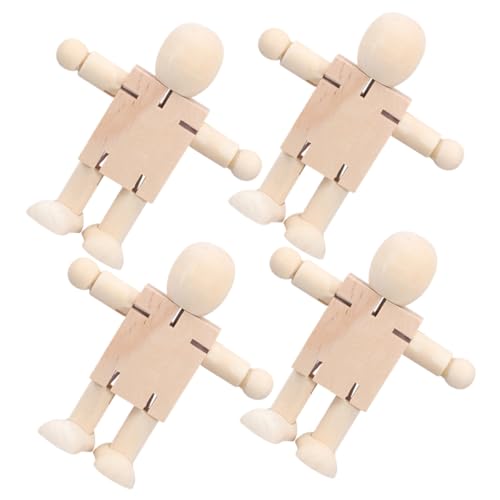 IMIKEYA 4 Stück Holzroboterspielzeug Jungs Graffiti Cool Bausätze Roboter-Actionfiguren Bemalung eines Spielzeugroboters Roboterholz zeichnen Kinderspielzeug malen Roboter hölzern IMIKEYA 4 Stück Holzroboterspielzeug Jungs Graffiti Cool Bausätze Roboter-Actionfiguren Bemalung eines Spielzeugroboters Roboterholz zeichnen Kinderspielzeug malen Roboter hölzern von IMIKEYA