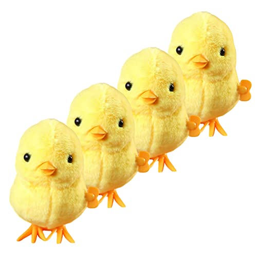 IMIKEYA 4 Stück Hüpfendes Hühnerspielzeug für ausgestopftes Tierspielzeug Simulationshuhn Tiere Kinderspielzeug Partyspielzeug Plastik Yellow IMIKEYA 4 Stück Hüpfendes Hühnerspielzeug für ausgestopftes Tierspielzeug Simulationshuhn Tiere Kinderspielzeug Partyspielzeug Plastik Yellow von IMIKEYA