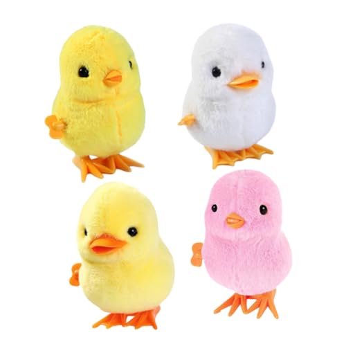 IMIKEYA 4 Stück Jumping Huhn- und Entenspielzeug springen Kleine Spielsachen Hüpfende Hühnersimulation Laufendes Cartoon-Küken Huhn aufziehen Plüsch IMIKEYA 4 Stück Jumping Huhn- und Entenspielzeug springen Kleine Spielsachen Hüpfende Hühnersimulation Laufendes Cartoon-Küken Huhn aufziehen Plüsch von IMIKEYA
