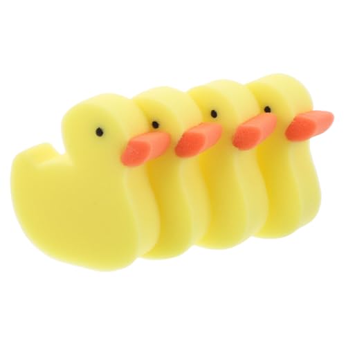 IMIKEYA 4 Stück Kleine Gelbe Enten Badebürste Peeling Körperschrubber Badeschrubber Für Den Körper Duschschrubber Für Den Körper Schwamm von IMIKEYA
