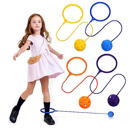 IMIKEYA Hüpfball für Kinder 4 Stücke Knöchelspielzeug Sport Spielzeug für Unisex Fördert Koordination und Fitness für Outdoor Aktivitäten IMIKEYA Hüpfball für Kinder 4 Stücke Knöchelspielzeug Sport Spielzeug für Unisex Fördert Koordination und Fitness für Outdoor Aktivitäten von IMIKEYA