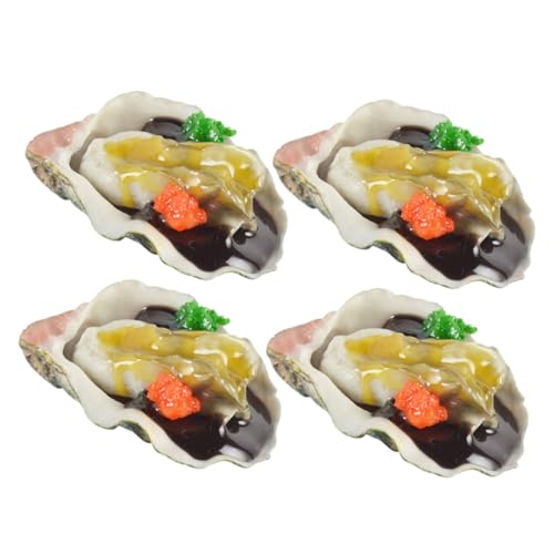 IMIKEYA 4 Stück Meeresfrüchte -Grillmodell realistische Meeresfrüchte Schlüssel Austernmodell Hülse realistisches Spielfutter gefälschtes Lebensmittelmodell PVC IMIKEYA 4 Stück Meeresfrüchte -Grillmodell realistische Meeresfrüchte Schlüssel Austernmodell Hülse realistisches Spielfutter gefälschtes Lebensmittelmodell PVC von IMIKEYA