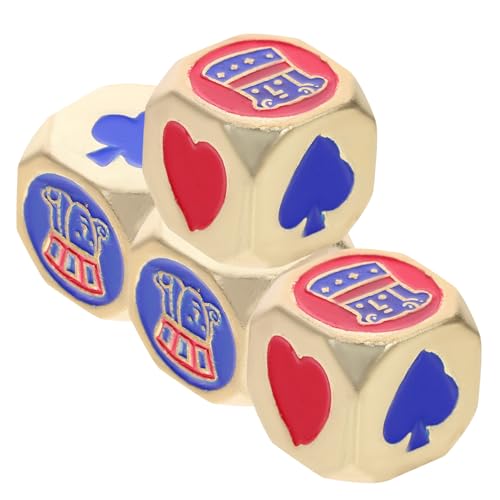 IMIKEYA 4 Stück Metall Pokerwürfel Ausgefallene Deckwürfel Spielwürfel Poker Brettspiel Blaue Spiel Requisitenwürfel Würfel Mit Abgerundeten Ecken Kinderwürfel Ästhetische IMIKEYA 4 Stück Metall Pokerwürfel Ausgefallene Deckwürfel Spielwürfel Poker Brettspiel Blaue Spiel Requisitenwürfel Würfel Mit Abgerundeten Ecken Kinderwürfel Ästhetische von IMIKEYA