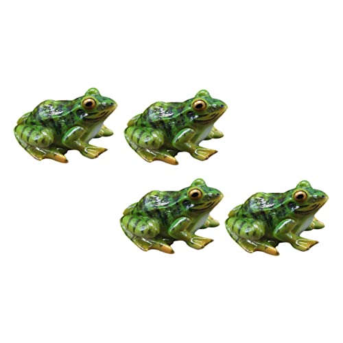 IMIKEYA 4 Stück Mikro Landschaftssimulation Froschornament Künstlicher Frosch Insektenspielzeug Froschzeug Froschfigur Mini Stofftiere Frösche Gartenfigur Frosch Und IMIKEYA 4 Stück Mikro Landschaftssimulation Froschornament Künstlicher Frosch Insektenspielzeug Froschzeug Froschfigur Mini Stofftiere Frösche Gartenfigur Frosch Und von IMIKEYA