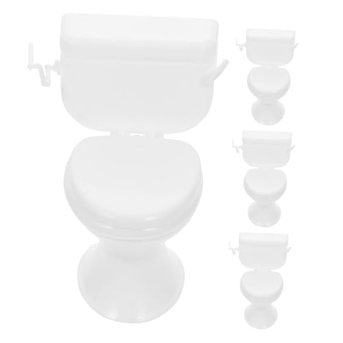 IMIKEYA 4 Stück Mini Badezimmer Möbel Teiliges mit Toiletten Kuchen Topper für Junggesellinnenabschiede Puppenhaus Dekoration Wiederverwendbar Farbenfroh Vielseitig Einsetzbar IMIKEYA 4 Stück Mini Badezimmer Möbel Teiliges mit Toiletten Kuchen Topper für Junggesellinnenabschiede Puppenhaus Dekoration Wiederverwendbar Farbenfroh Vielseitig Einsetzbar von IMIKEYA