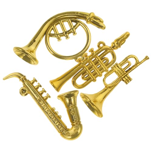 IMIKEYA 4 Stück Mini-Musikinstrumentenmodell bastelzeug Present Ideas Geschenkideen Schmuckstücke Miniatur-Instrumentenmodell Puppenhaus-Instrumentenmodell Plastik Golden IMIKEYA 4 Stück Mini-Musikinstrumentenmodell bastelzeug Present Ideas Geschenkideen Schmuckstücke Miniatur-Instrumentenmodell Puppenhaus-Instrumentenmodell Plastik Golden von IMIKEYA