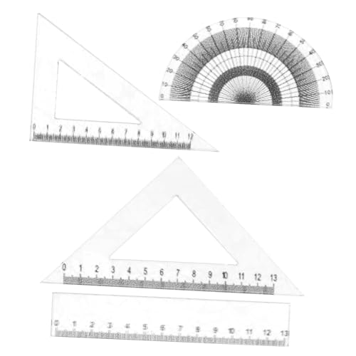 IMIKEYA 4 Stück Mini-Puppenhaus-Zubehör Miniatur deko Puppenhaus Mini-Lineal Simulation Mini-Lineal Puppenhaus-Lineal zum Basteln Mini-Hausherrscher kleines Lineal Plastik von IMIKEYA