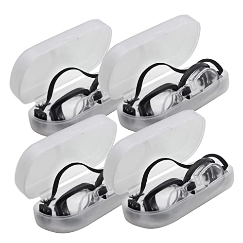 IMIKEYA 4 Stück Mini Schwimmbrillen Kleinkind Für Mädchen UV Puppenhaus Realistische Puppe Mit Brille Babypuppe Puppen Puppenbrille Miniatur Sonnenbrille Für Babys Zufällige Farbe von IMIKEYA