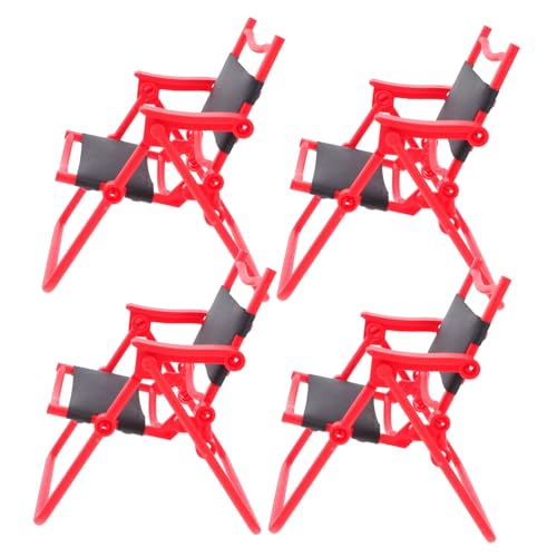 IMIKEYA 4 Stück Mini-klappstuhl Klappstuhl Im Freien Leichter Strandkorb Mini-Lounge-Sessel Miniatur-liegestuhl Puppenhaus-gartenstuhl Mini-loungesessel Mini-liegestuhl Plastik Rot IMIKEYA 4 Stück Mini-klappstuhl Klappstuhl Im Freien Leichter Strandkorb Mini-Lounge-Sessel Miniatur-liegestuhl Puppenhaus-gartenstuhl Mini-loungesessel Mini-liegestuhl Plastik Rot von IMIKEYA