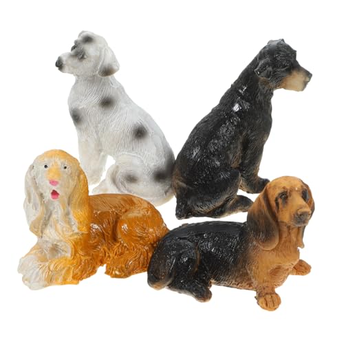 IMIKEYA 4 Stück Minifiguren Hundefiguren Zur Dekoration Figuren Von Nutztieren Cartoon-welpen-Ornamente Mikrolandschafts-welpen- Miniaturfiguren Zum Basteln Kleine Tierfiguren Harz IMIKEYA 4 Stück Minifiguren Hundefiguren Zur Dekoration Figuren Von Nutztieren Cartoon-welpen-Ornamente Mikrolandschafts-welpen- Miniaturfiguren Zum Basteln Kleine Tierfiguren Harz von IMIKEYA
