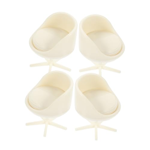 IMIKEYA 4 Stück Modell Drehstuhl Entzückende Puppenmöbel Mini Moderner Stuhl Modell Miniatur Stuhl Entzückender Miniatur Stuhl Kunststoff Puppenmöbel Sandtisch Modell Abs Weiß IMIKEYA 4 Stück Modell Drehstuhl Entzückende Puppenmöbel Mini Moderner Stuhl Modell Miniatur Stuhl Entzückender Miniatur Stuhl Kunststoff Puppenmöbel Sandtisch Modell Abs Weiß von IMIKEYA