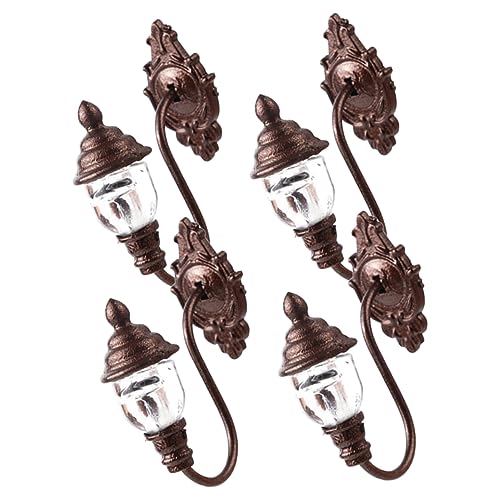 IMIKEYA 4 Stück Modell Wandleuchte Terrain Miniaturlichter für Puppenhaus Solar- Laternen Dioden Modellbau Material lampen für puppenstuben Sandtisch -Layout - leichte Verzierung Abs IMIKEYA 4 Stück Modell Wandleuchte Terrain Miniaturlichter für Puppenhaus Solar- Laternen Dioden Modellbau Material lampen für puppenstuben Sandtisch -Layout - leichte Verzierung Abs von IMIKEYA