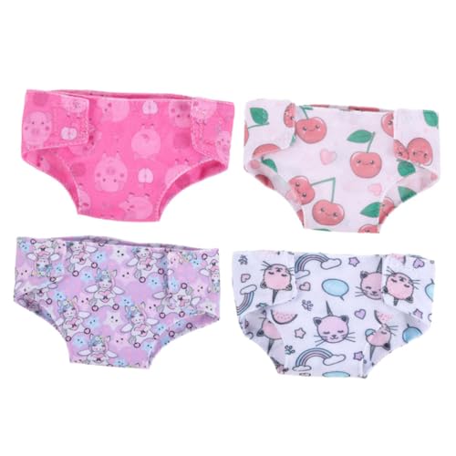 IMIKEYA 4 Stück Puppenkleidung Mädchen Puppenhöschen Babypuppe Puppenunterwäsche Puppenwindeln Puppe verkleiden Zubehör So tun, als ob Sie Puppenzubehör würden Puppen Höschen Stoff IMIKEYA 4 Stück Puppenkleidung Mädchen Puppenhöschen Babypuppe Puppenunterwäsche Puppenwindeln Puppe verkleiden Zubehör So tun, als ob Sie Puppenzubehör würden Puppen Höschen Stoff von IMIKEYA