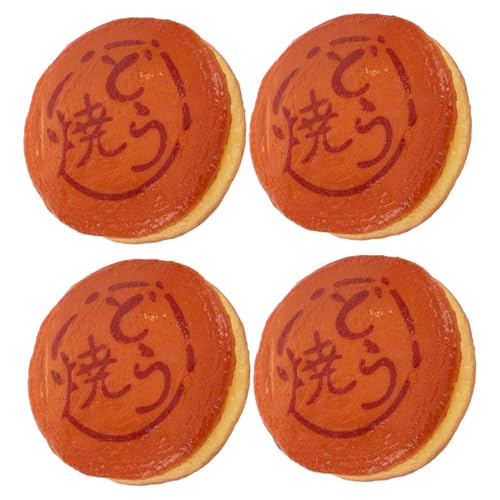 IMIKEYA 4 Stück Realistische Dorayaki Modelle für Küchen Dekoration und Fotografie Künstliche Japanische Snacks Authentische Desserts Hellbraun für Werbung und Events IMIKEYA 4 Stück Realistische Dorayaki Modelle für Küchen Dekoration und Fotografie Künstliche Japanische Snacks Authentische Desserts Hellbraun für Werbung und Events von IMIKEYA