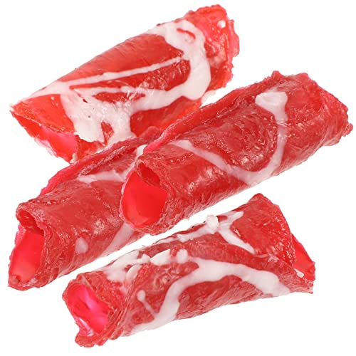 IMIKEYA 4 Stück Realistische Fleischrollen Modell für Restaurant Hochwertige Fake Meat Dekoration für Party Hochzeit und Lernspielzeug IMIKEYA 4 Stück Realistische Fleischrollen Modell für Restaurant Hochwertige Fake Meat Dekoration für Party Hochzeit und Lernspielzeug von IMIKEYA