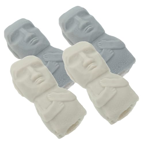 IMIKEYA 4 Stück Rock Man Entpackt Kinderspielzeug Hände Sensorische Spielzeuge Kreatives Squeeze- Stress Beruhigendes Drücken Sand Zufällige Farbe von IMIKEYA