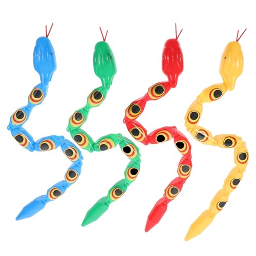 IMIKEYA 4 Stück Schlangenspielzeug Zappeln Plüsch Interessantes Schlangenspielzeug Kleine Schlangendekoration Schlangenfigur Simulation Realistische Schlangenfiguren IMIKEYA 4 Stück Schlangenspielzeug Zappeln Plüsch Interessantes Schlangenspielzeug Kleine Schlangendekoration Schlangenfigur Simulation Realistische Schlangenfiguren von IMIKEYA
