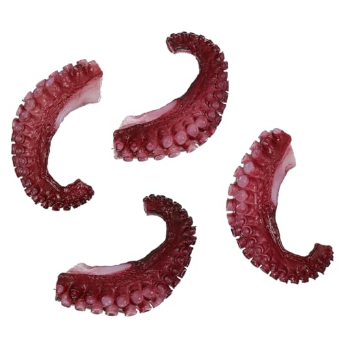 IMIKEYA 4 Stück Simuliertes Meeresfrüchtemodell Tentakel realistisch Essen lebendige Oktopuskrallen Oktopus-Krallen-Modell Oktopus-Klauen-Figur Simulation Octopus PVC rot IMIKEYA 4 Stück Simuliertes Meeresfrüchtemodell Tentakel realistisch Essen lebendige Oktopuskrallen Oktopus-Krallen-Modell Oktopus-Klauen-Figur Simulation Octopus PVC rot von IMIKEYA