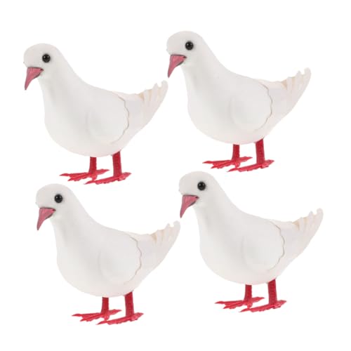 IMIKEYA 4 Stück Taubenmodell Vogelfiguren Miniaturvögel gefälschte Tauben künstliches Vogelspielzeug künstliche Vögel Vogel Figur gefälschte kleine Vögel künstliche Taube Schaum Weiß IMIKEYA 4 Stück Taubenmodell Vogelfiguren Miniaturvögel gefälschte Tauben künstliches Vogelspielzeug künstliche Vögel Vogel Figur gefälschte kleine Vögel künstliche Taube Schaum Weiß von IMIKEYA
