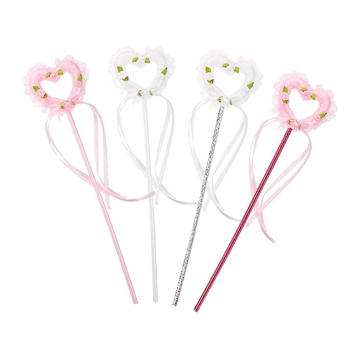 IMIKEYA 4 Stück Teiliges Glitzernde Herz Feenstäbe für Magische Cosplay Accessoires für Kostümpartys Geburtstagsfeiern und Märchenaufführungen IMIKEYA 4 Stück Teiliges Glitzernde Herz Feenstäbe für Magische Cosplay Accessoires für Kostümpartys Geburtstagsfeiern und Märchenaufführungen von IMIKEYA