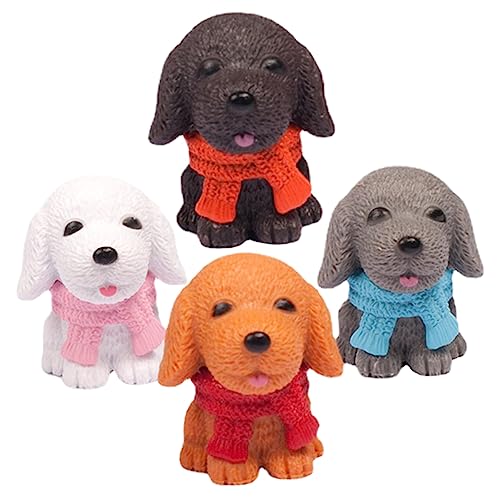 IMIKEYA 4 Stück Teiliges Hundefiguren Realistische Welpen Ornamente für Kreative Dekorationen Deko Elemente für Zuhause und Garten aus Hochwertigem Material Gefertigt IMIKEYA 4 Stück Teiliges Hundefiguren Realistische Welpen Ornamente für Kreative Dekorationen Deko Elemente für Zuhause und Garten aus Hochwertigem Material Gefertigt von IMIKEYA