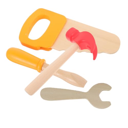 IMIKEYA 4 Stück Werkzeugset Für Die Holzbearbeitung Spielzeugzange Gefälschter Schraubenschlüssel Spielzeughämmer Für Spielgeräte Für Den BAU Montessori-Werkzeuge Für Kleinkinder IMIKEYA 4 Stück Werkzeugset Für Die Holzbearbeitung Spielzeugzange Gefälschter Schraubenschlüssel Spielzeughämmer Für Spielgeräte Für Den BAU Montessori-Werkzeuge Für Kleinkinder von IMIKEYA