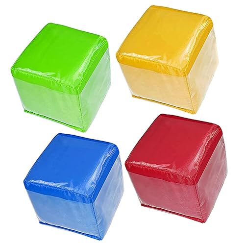 IMIKEYA 4 Stück Würfelspielzeug für Bildungsspiele Brettspiele Würfel Lernwürfel Kinderwürfel Oxford-Stoff von IMIKEYA