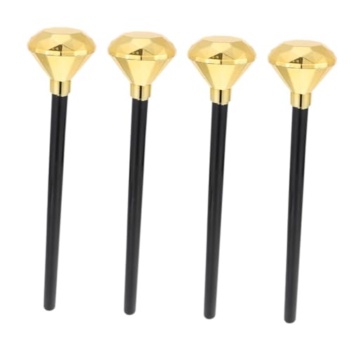 IMIKEYA 4 Stück Zauberstab Halloween Halloween Toys kinderspielzeuge Halloween Requisiten Kostüm Rautenförmiges Halloween-Requisite Plastik Golden IMIKEYA 4 Stück Zauberstab Halloween Halloween Toys kinderspielzeuge Halloween Requisiten Kostüm Rautenförmiges Halloween-Requisite Plastik Golden von IMIKEYA