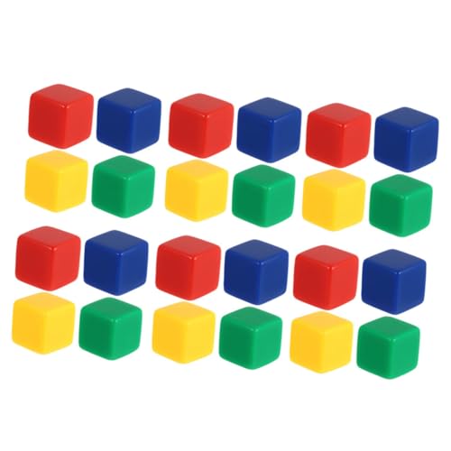 IMIKEYA 40 Stück Farbige Würfel Requisiten für Würfelspiele Würfel Brettspiel Würfel Partyzubehör Spielwürfel selber Machen maßgefertigte Würfel Pub- Acryl von IMIKEYA