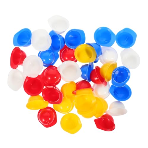 IMIKEYA 40 Stück Helmmodell BAU Party Puppen Puppe Kleine Puppe Helmkappe Mini Schutzhelme Miniaturhelme Kleiner Helm Puppenschutzhelm Kleine Puppenhelme Pp von IMIKEYA