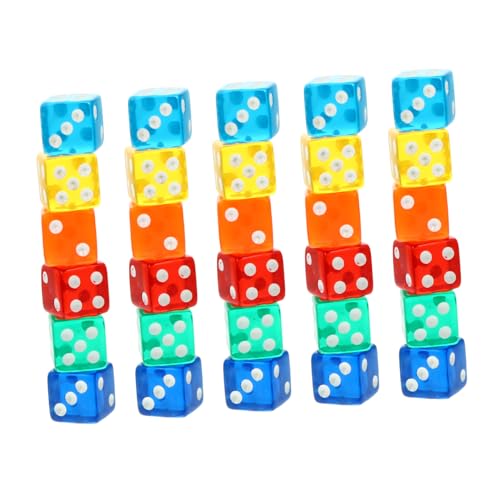 IMIKEYA 40 Stück Teiliges Transparente Acrylwürfel Spielwürfel für Partys Brettspiele Glücksspiel und Familienfeiern für Innen und Außenevents Leicht Ablesbar und Ansprechend Gestaltet IMIKEYA 40 Stück Teiliges Transparente Acrylwürfel Spielwürfel für Partys Brettspiele Glücksspiel und Familienfeiern für Innen und Außenevents Leicht Ablesbar und Ansprechend Gestaltet von IMIKEYA