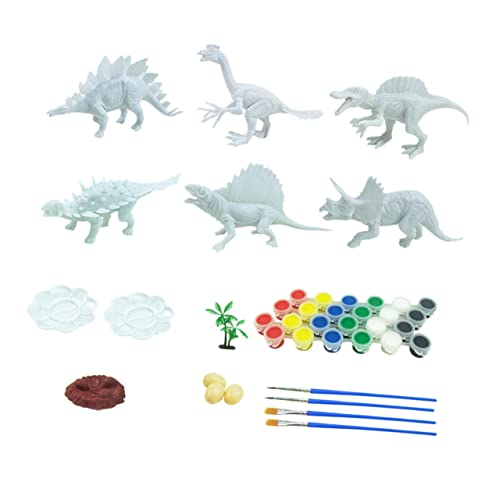 IMIKEYA 41 Stück Dinosaurier Bemalt Dinosaurierspielzeug Für Jungen Kinderspielzeug Pädagogisches Plastische Modellierung DIY-Graffiti-zubehör Bunt Plastik IMIKEYA 41 Stück Dinosaurier Bemalt Dinosaurierspielzeug Für Jungen Kinderspielzeug Pädagogisches Plastische Modellierung DIY-Graffiti-zubehör Bunt Plastik von IMIKEYA