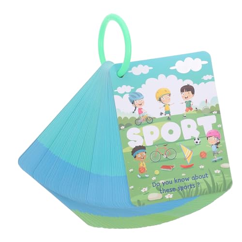 IMIKEYA 48 Stück tragbare Kinderkarte Früherziehung Karten Lernspielzeug Karteikarten zum Thema Sport Sport-Lernkarten für Kinderspielzeug Lernen Lernzubehör Papier Green IMIKEYA 48 Stück tragbare Kinderkarte Früherziehung Karten Lernspielzeug Karteikarten zum Thema Sport Sport-Lernkarten für Kinderspielzeug Lernen Lernzubehör Papier Green von IMIKEYA